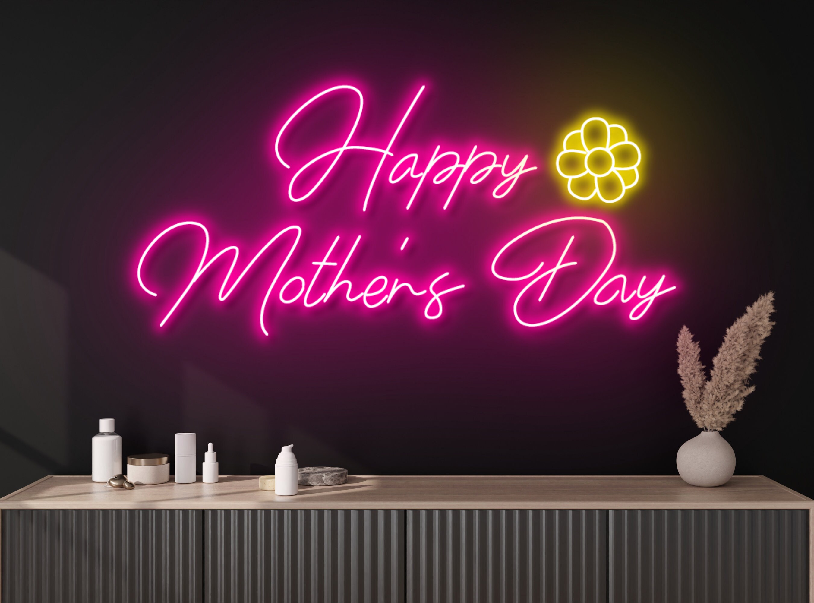 Mother's Day Neon Sign Decor