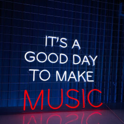 It's A Good Day To Make Music Neon Sign Music Wall Decor