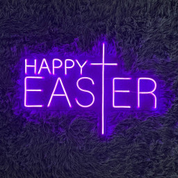 Happy Easter Neon Sign Holiday Decor