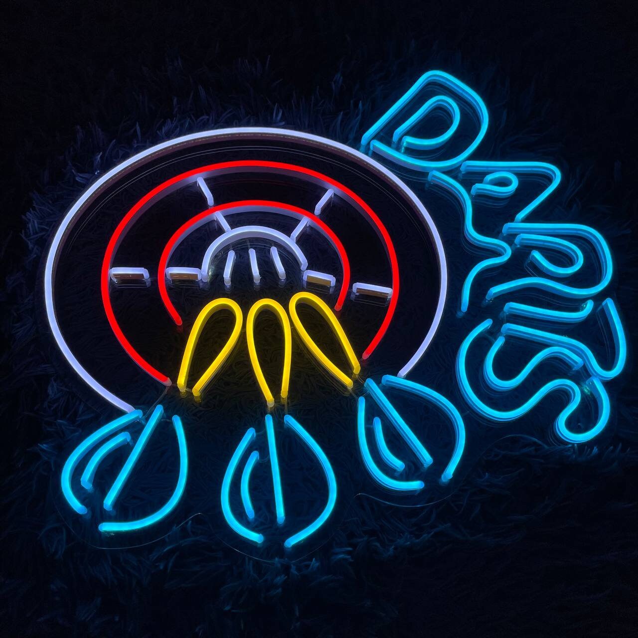 Target With Dart Neon Sign Wall Decoration Gift