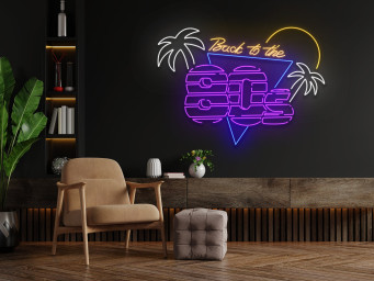 Back To The 80's Neon Sign