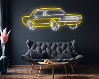 Mustang Classic Car Neon Sign Car Studio Store Decor