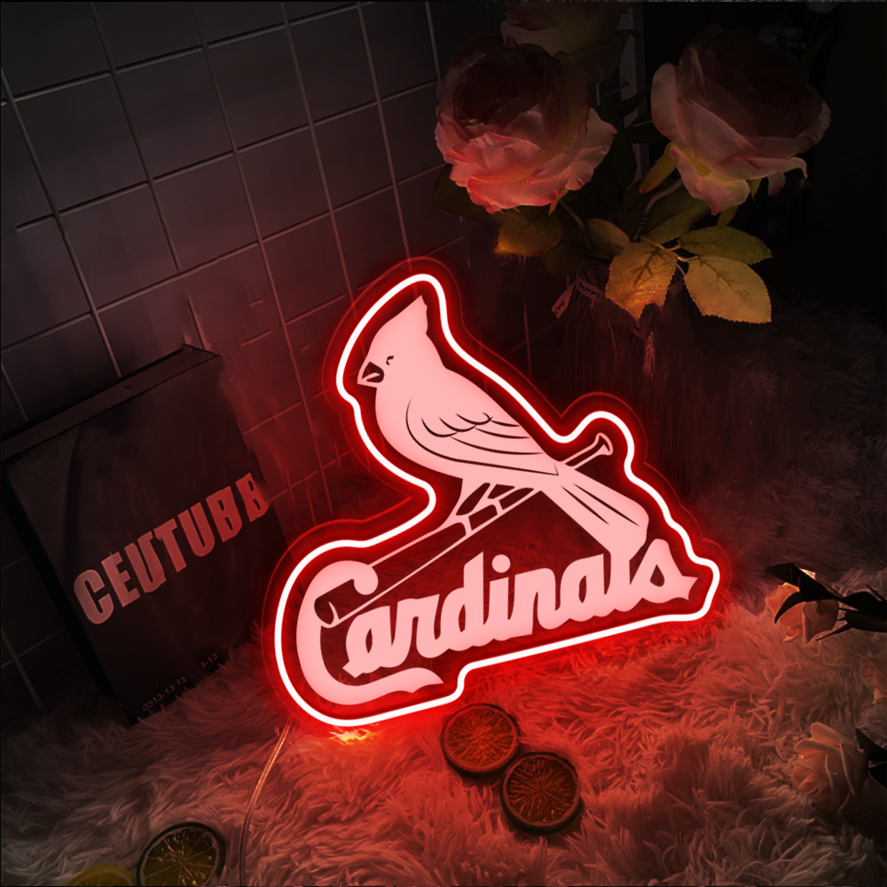 St. Louis Cardinals Baseball Laser Sign