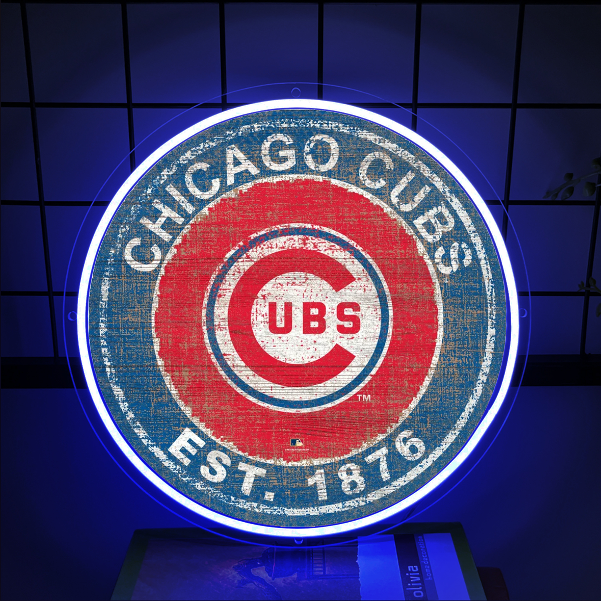 Baseball Chicago Cubs UV Sign