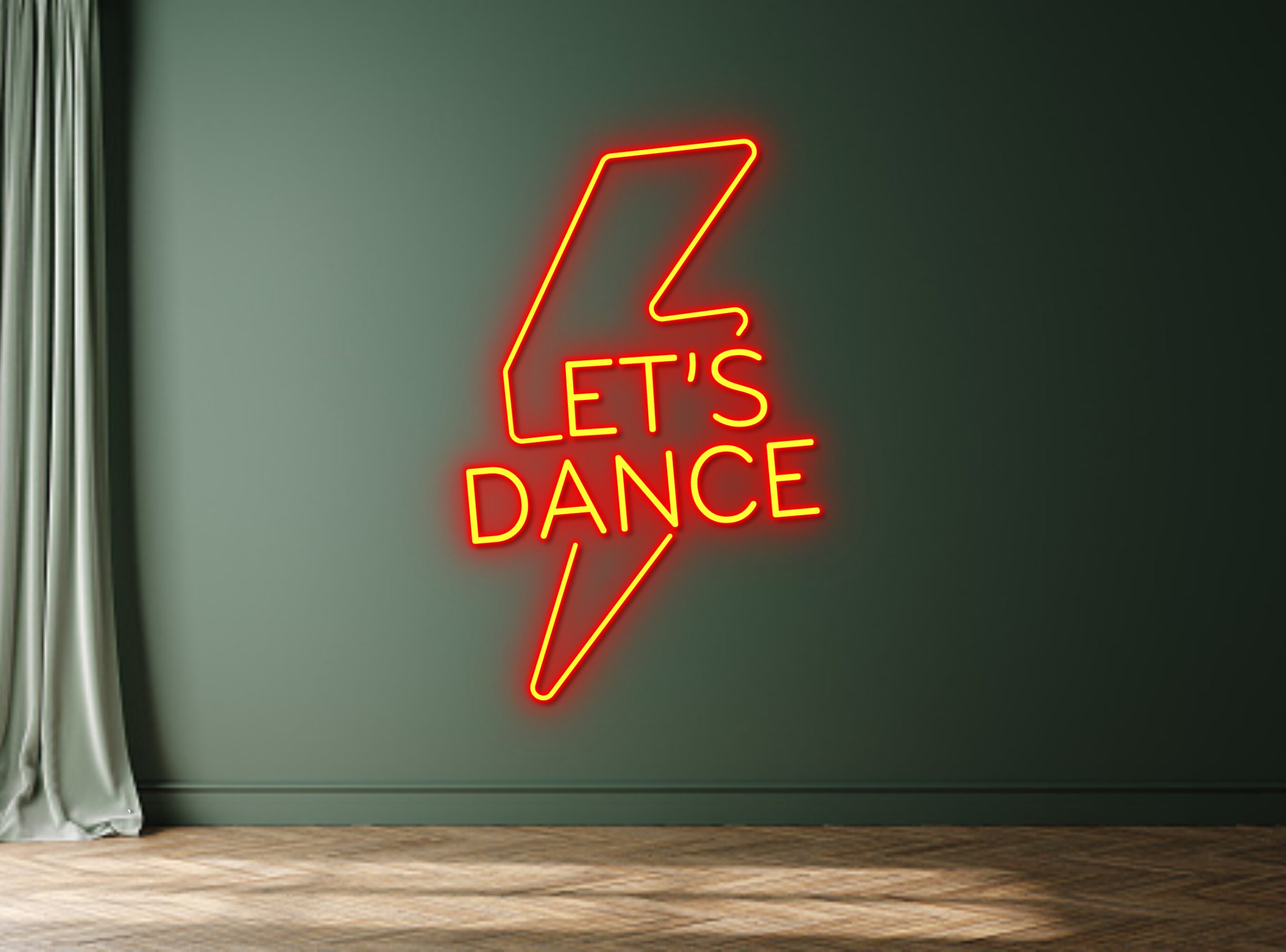 Let's Dance Neon Sign Dance Wall Art