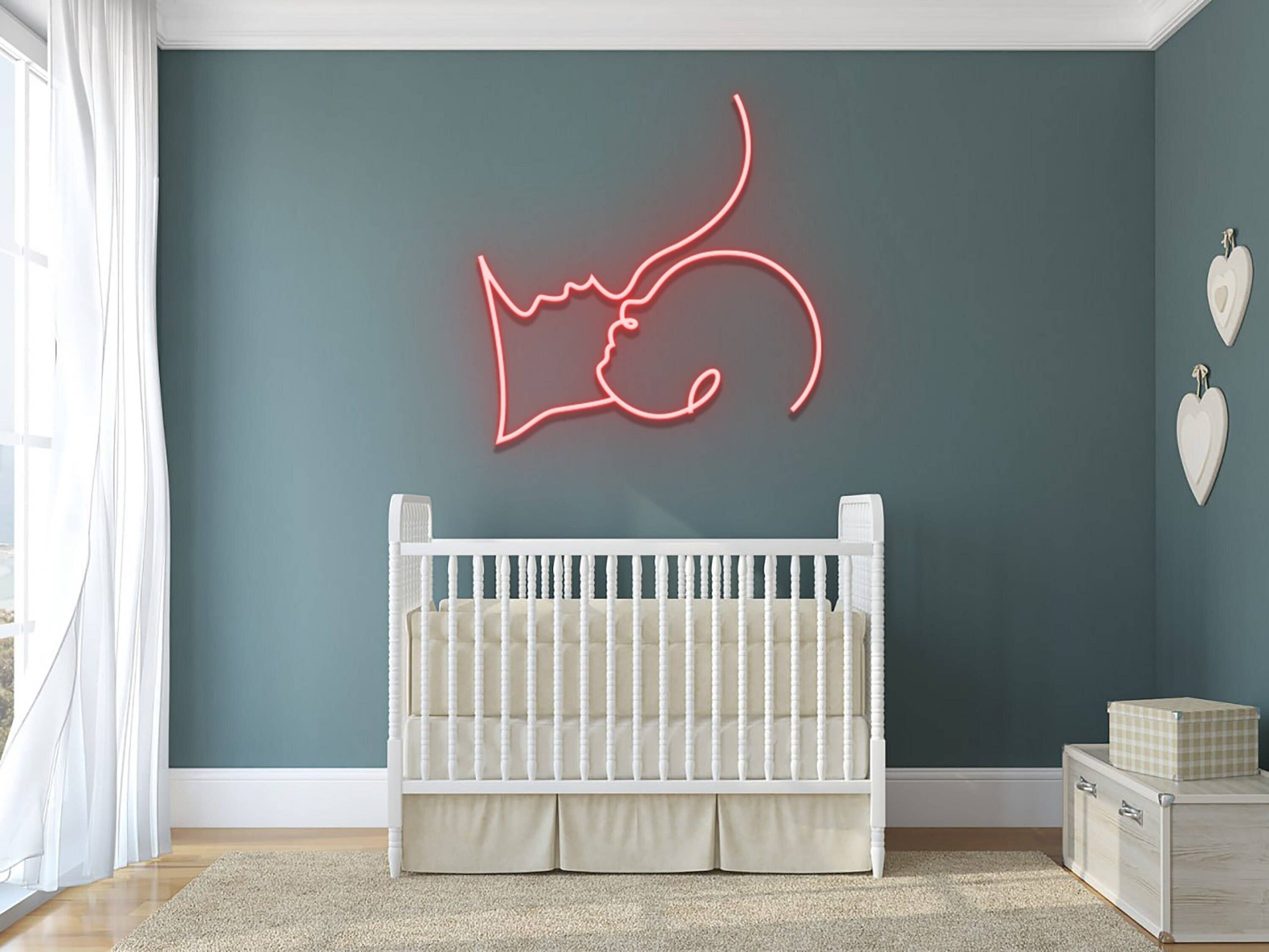 Mom And Baby Neon Sign