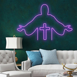 Jesus Christian Neon Sign