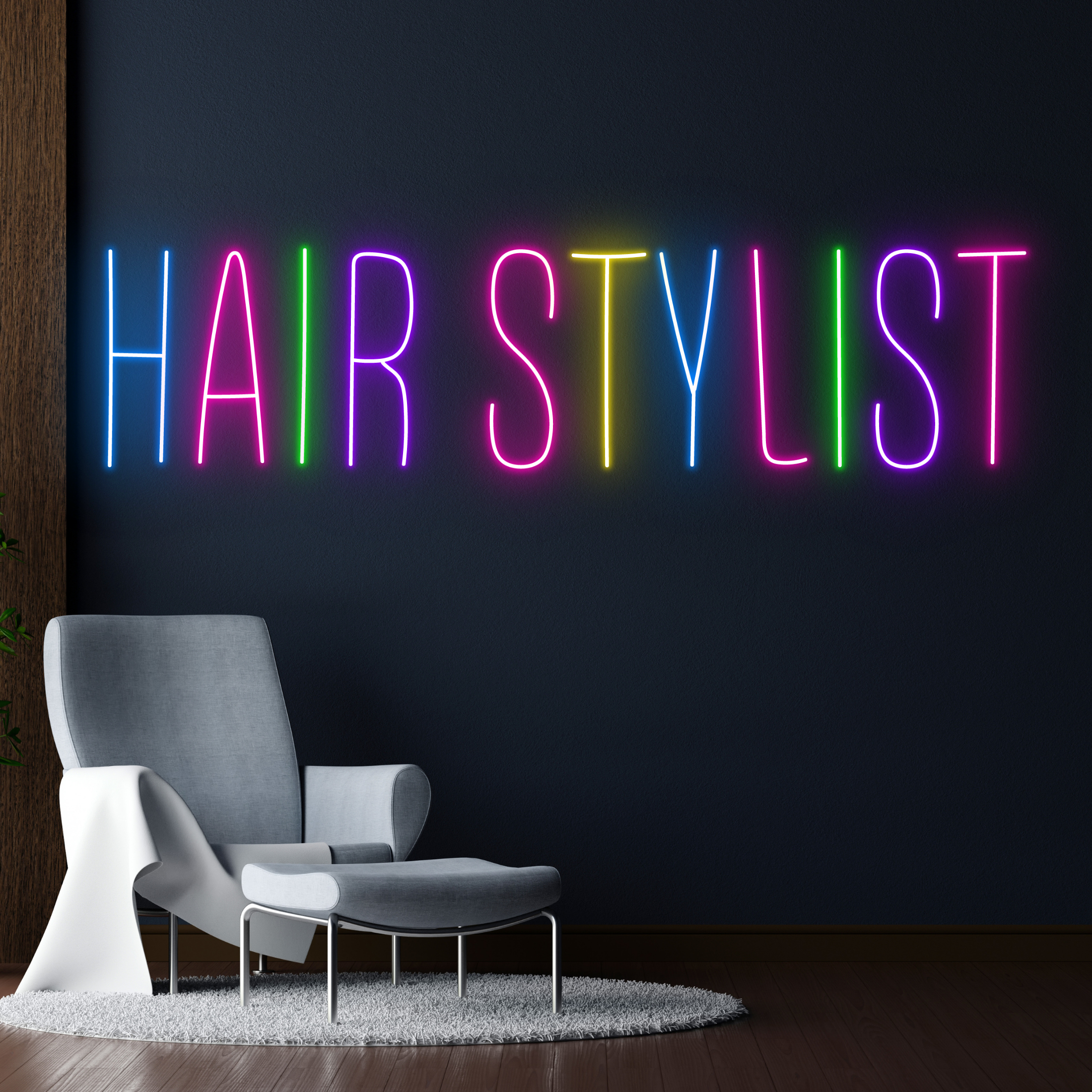 Barber Shop Neon Sign Hair Salon Signboard Wall Decor