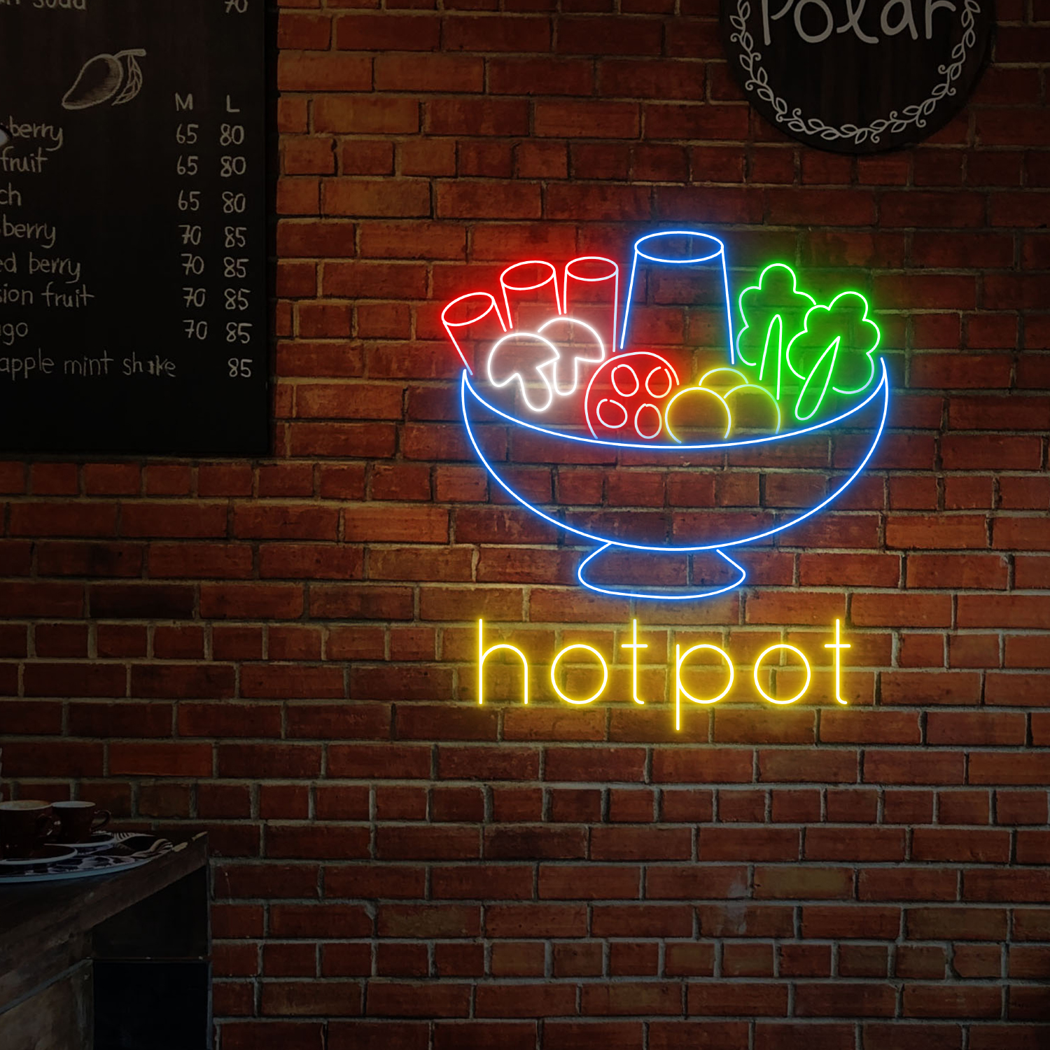 Hotpot Neon Sign Restaurant Wall Art Decor