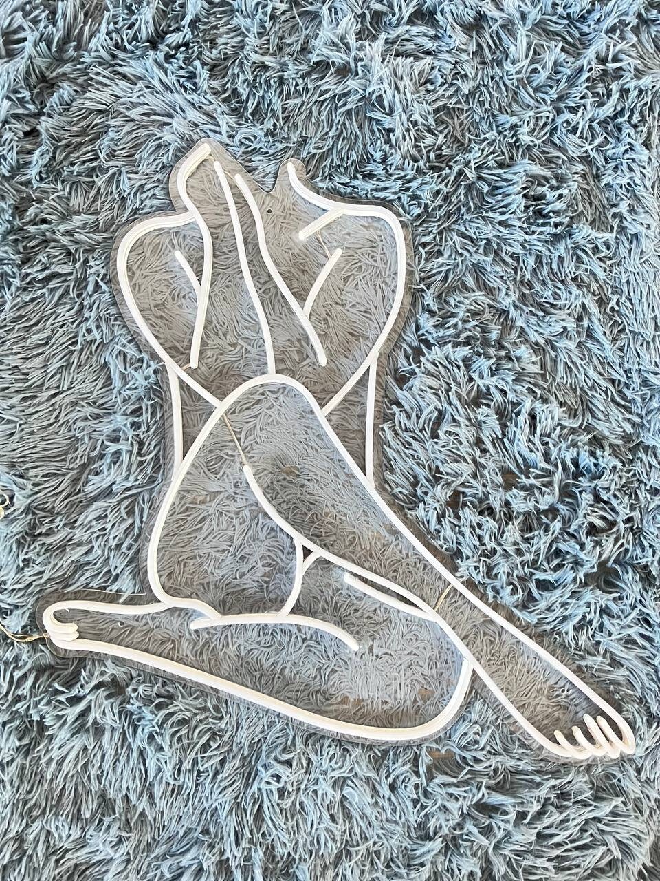 Woman Body Figure Neon Sign