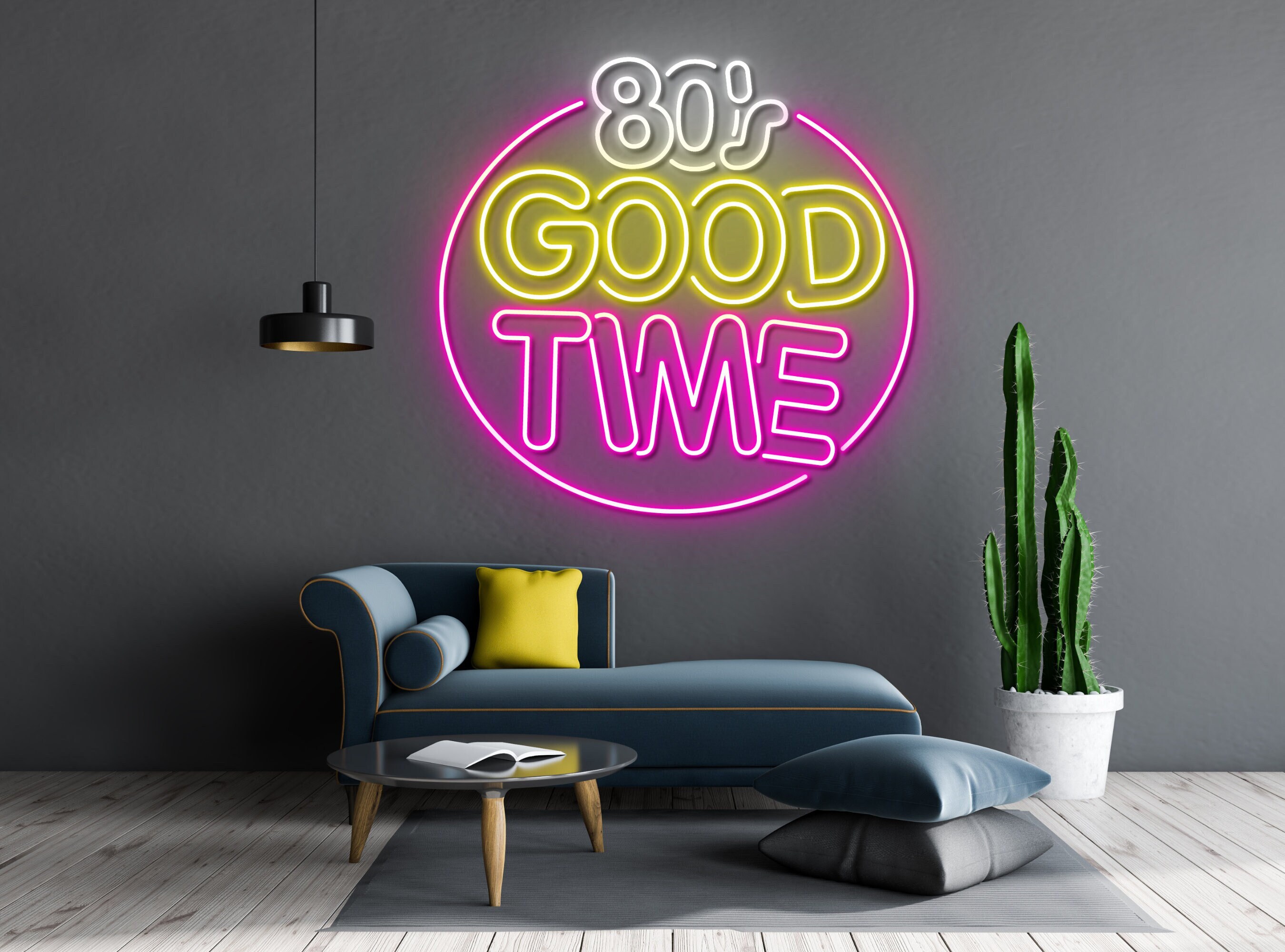 80's Good Time Neon Sign