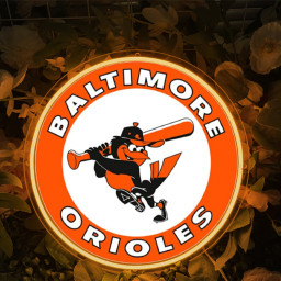 Baltimore Orioles Baseball Team UV Sign