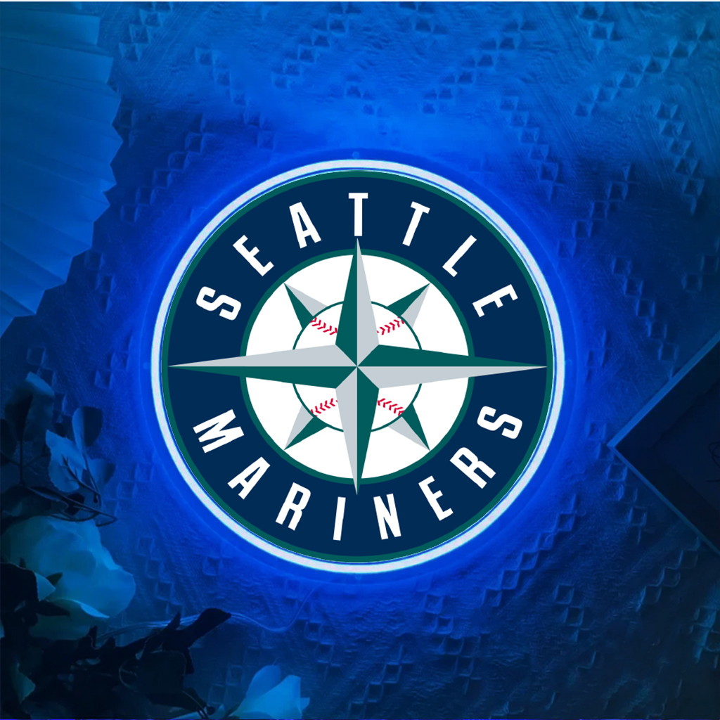 Seattle Mariners Baseball UV Sign