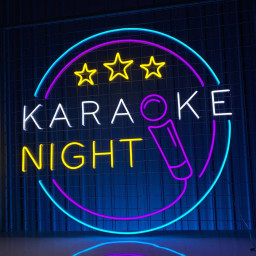 Karaoke Night Neon Sign Karaoke Club Signboard Decor