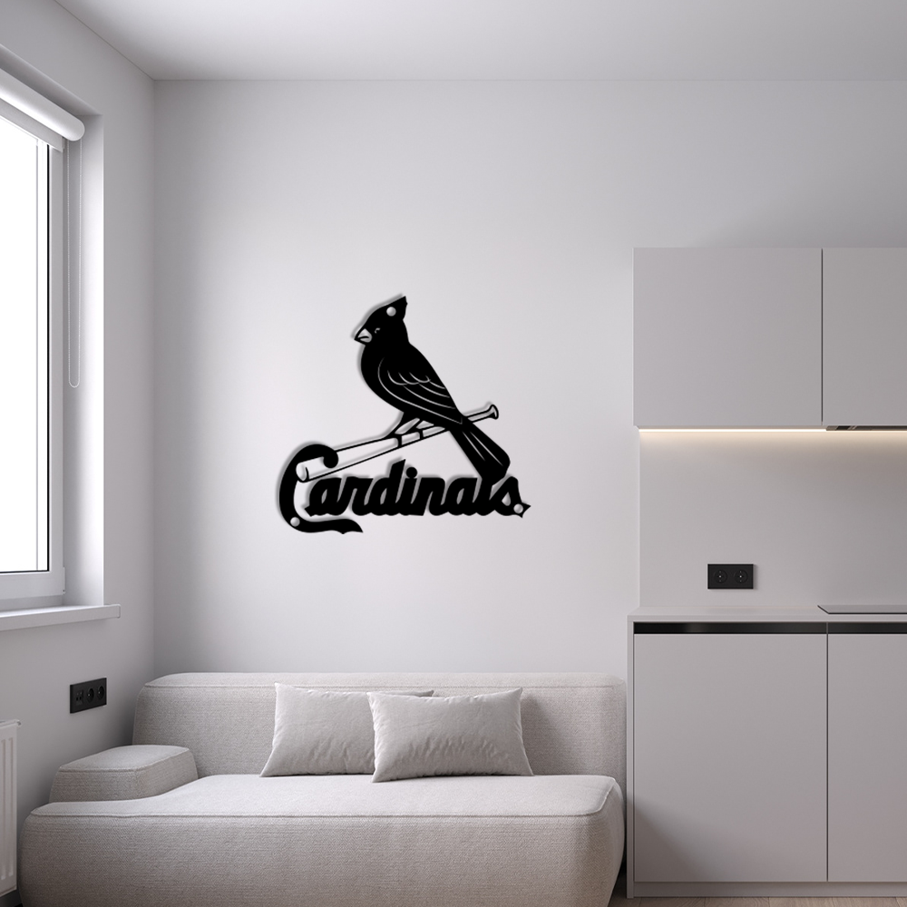 St. Louis Cardinals Baseball Metal Sign