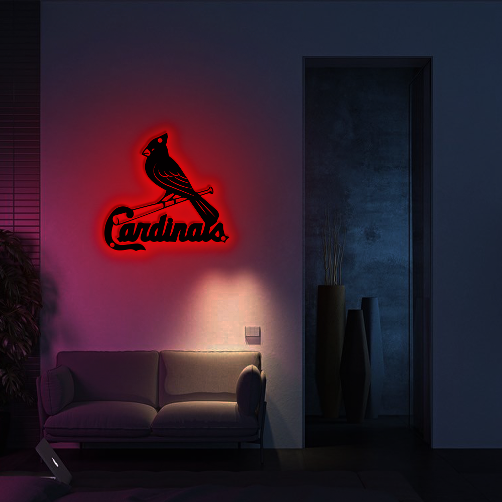 St. Louis Cardinals Baseball Metal Sign