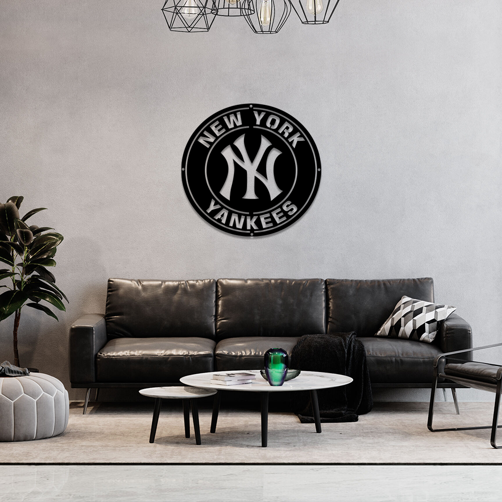 New York Yankees Metal Sign