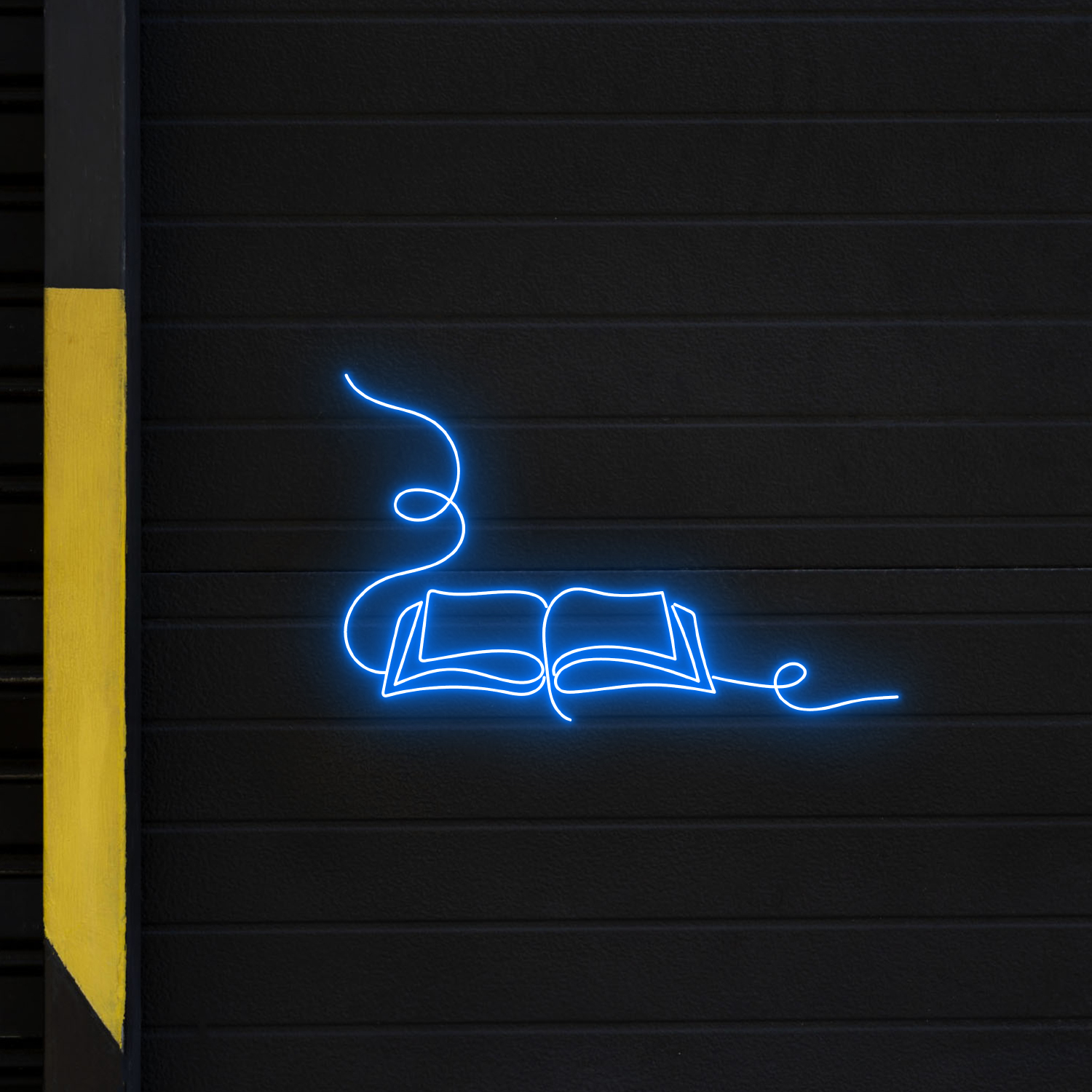 Book Line Art Neon LED Sign Wall Art Decor