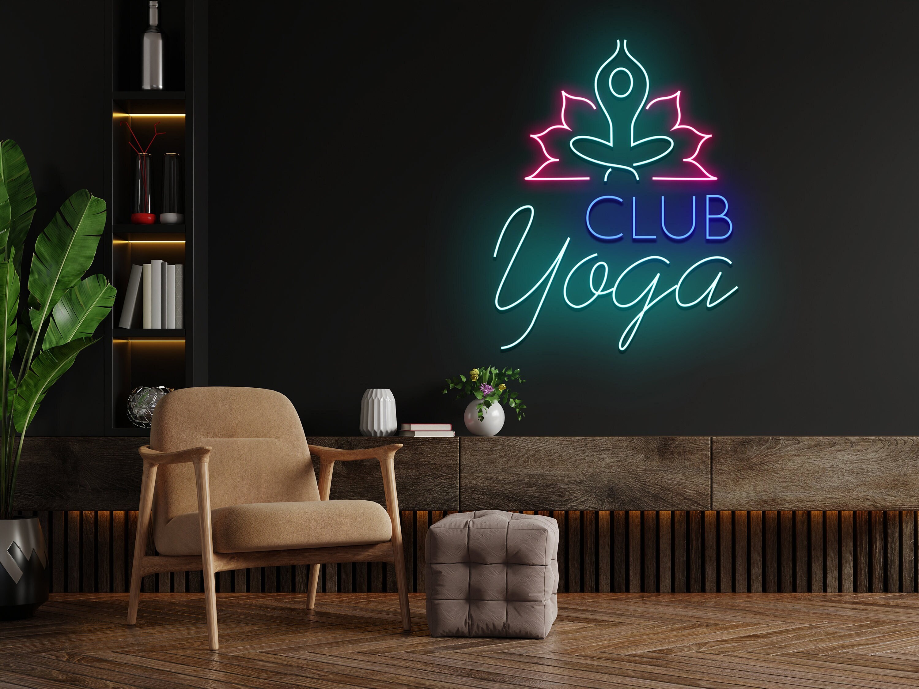 Yoga Club Neon Sign