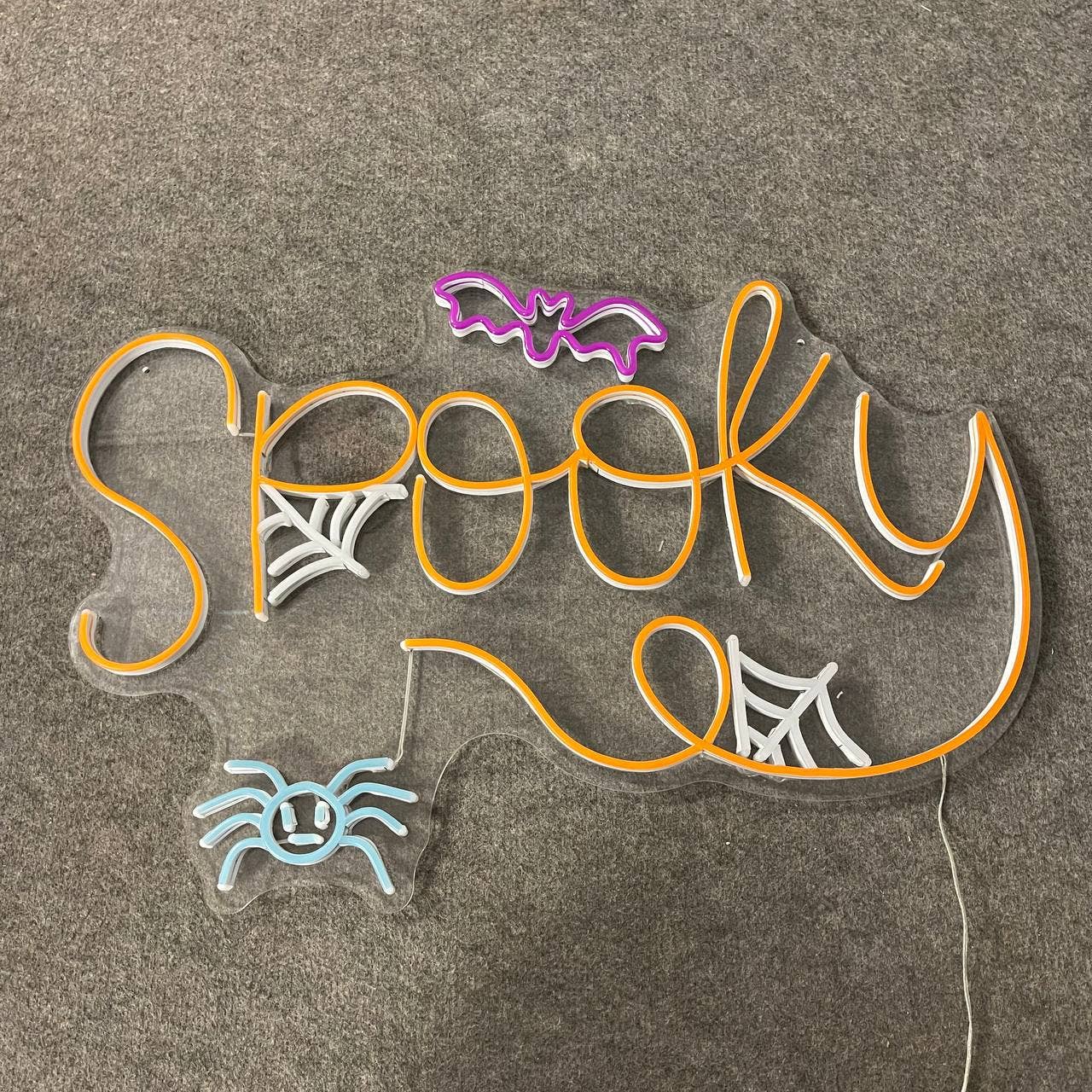 Spooky Neon Signs Halloween Long-lasting Light Decor