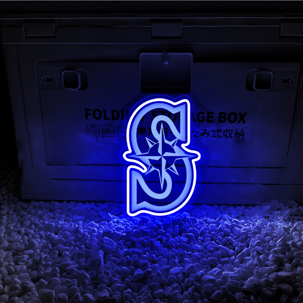 Baseball Seattle Mariners Laser Sign