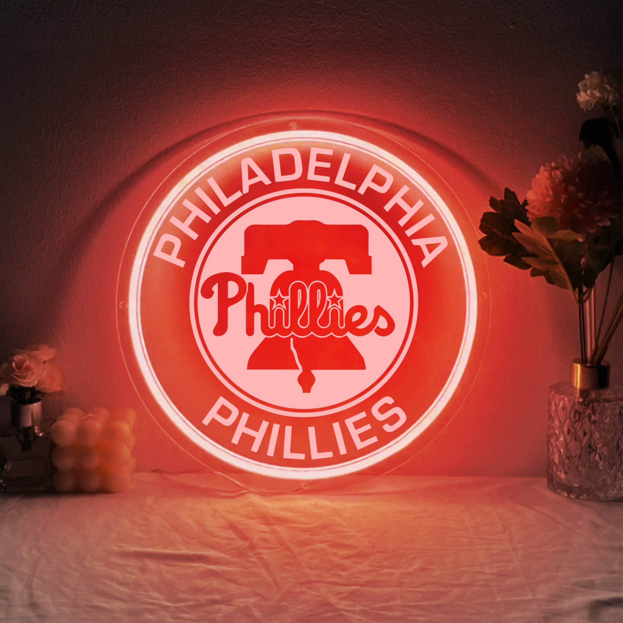 Baseball Philadelphia Phillies Laser Sign