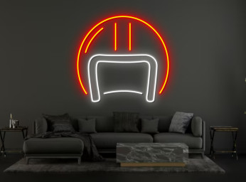 Biker Helmet Neon Sign Biker Helmet Store