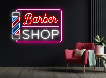 Barber Shop Neon Sign Wall Decor Gift