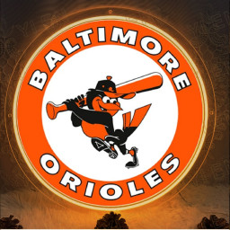 Baltimore Orioles Baseball Team UV Sign