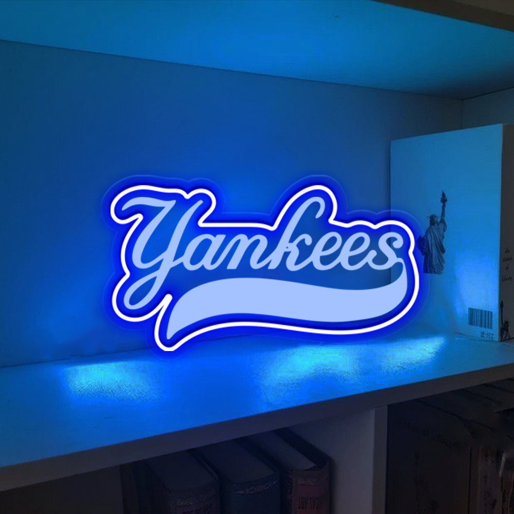 Baseball New York Yankees Laser Sign