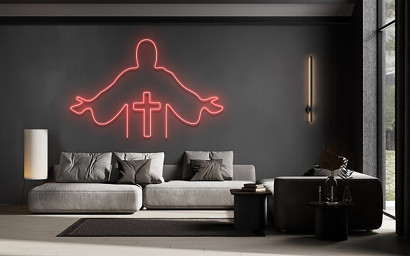 Jesus Christian Neon Sign