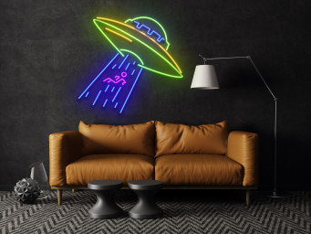 UFO Astronaut Neon Signs