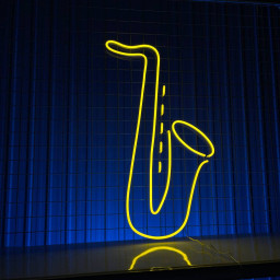 Saxophone Neon Sign Music Studio Lights Signboard