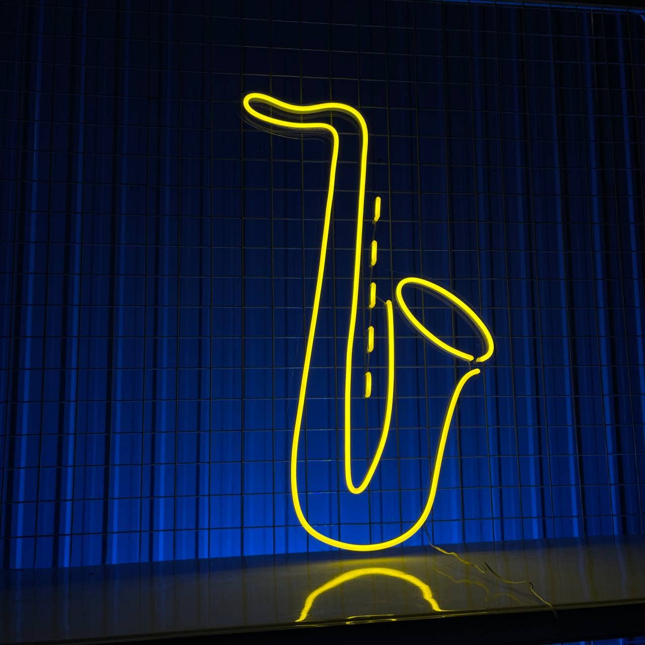 Saxophone Neon Sign Music Studio Lights Signboard