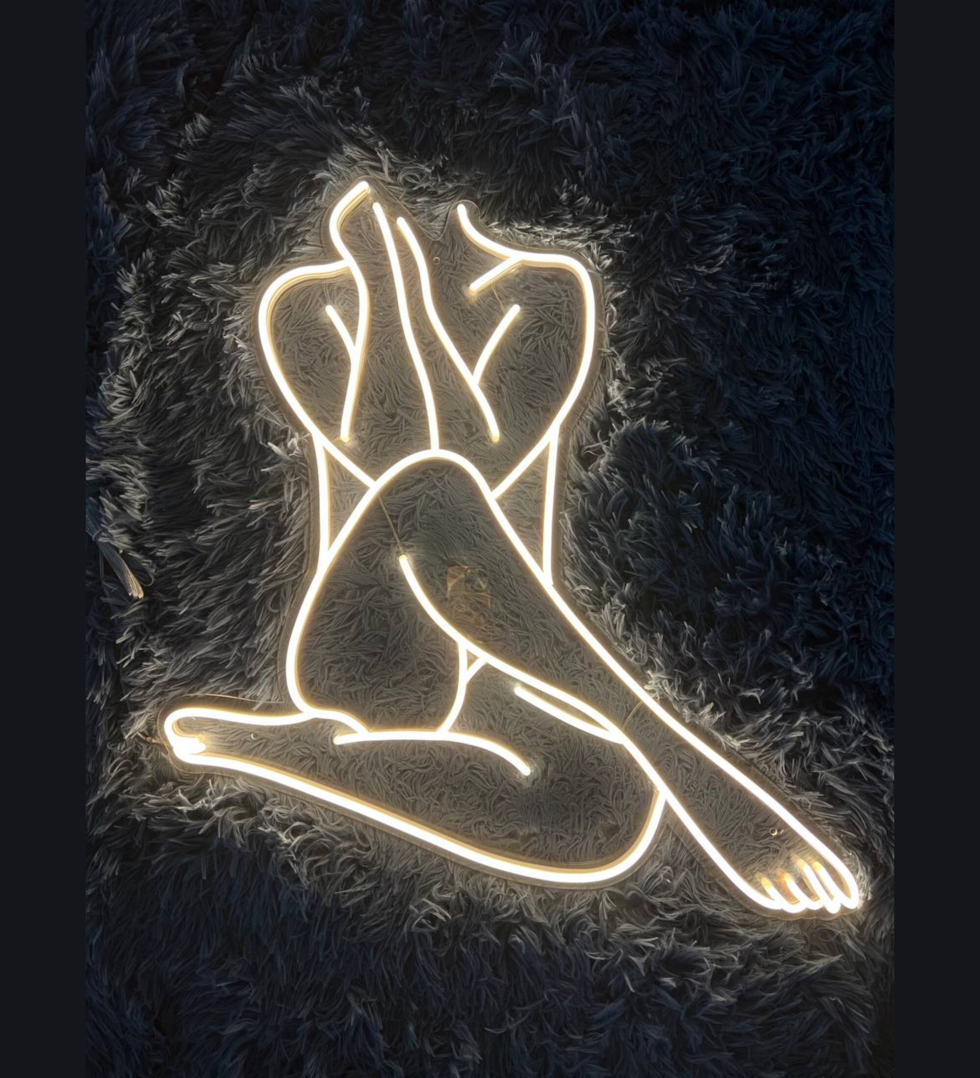 Woman Body Figure Neon Sign
