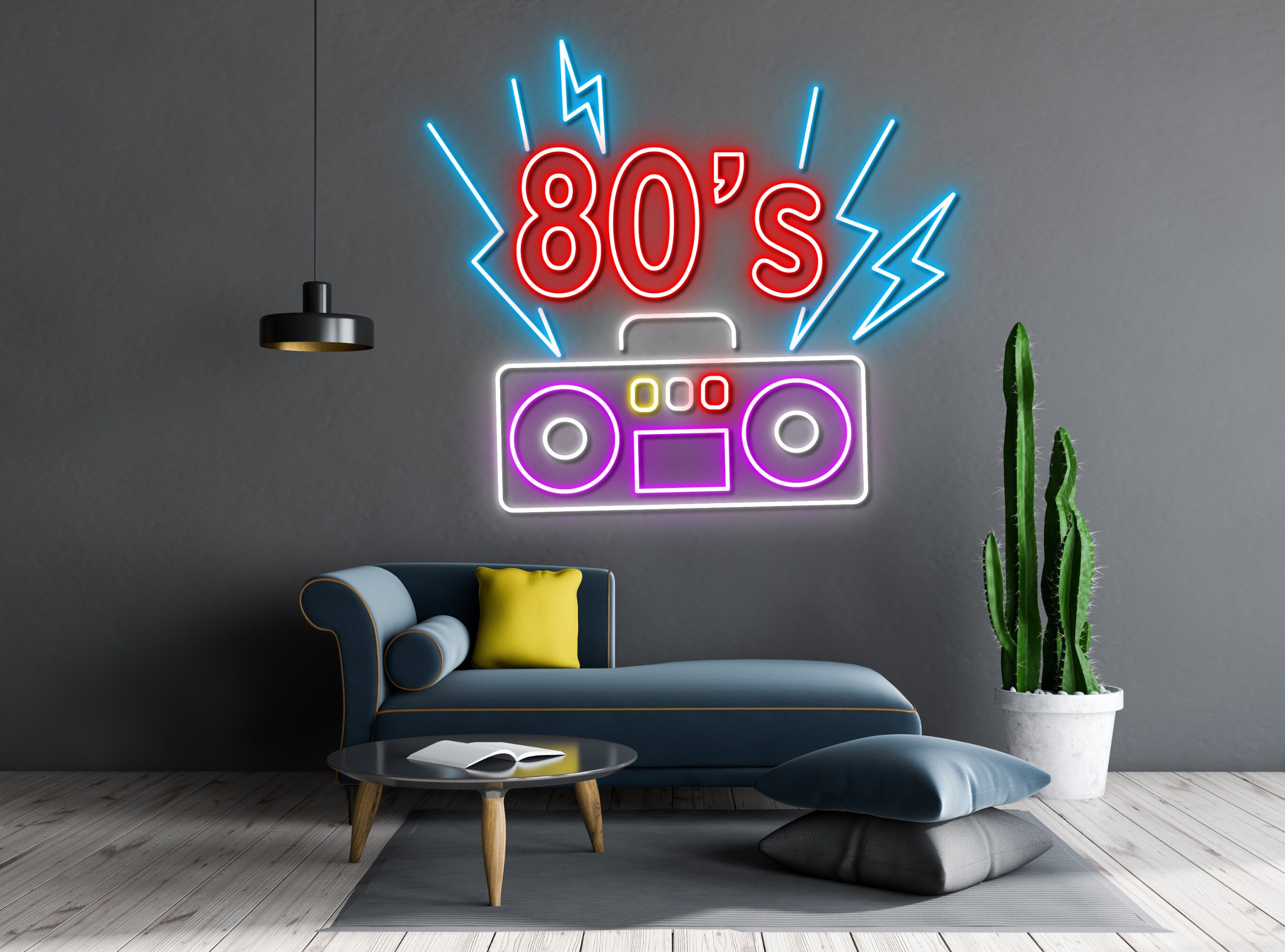 80's Retro Neon Sign