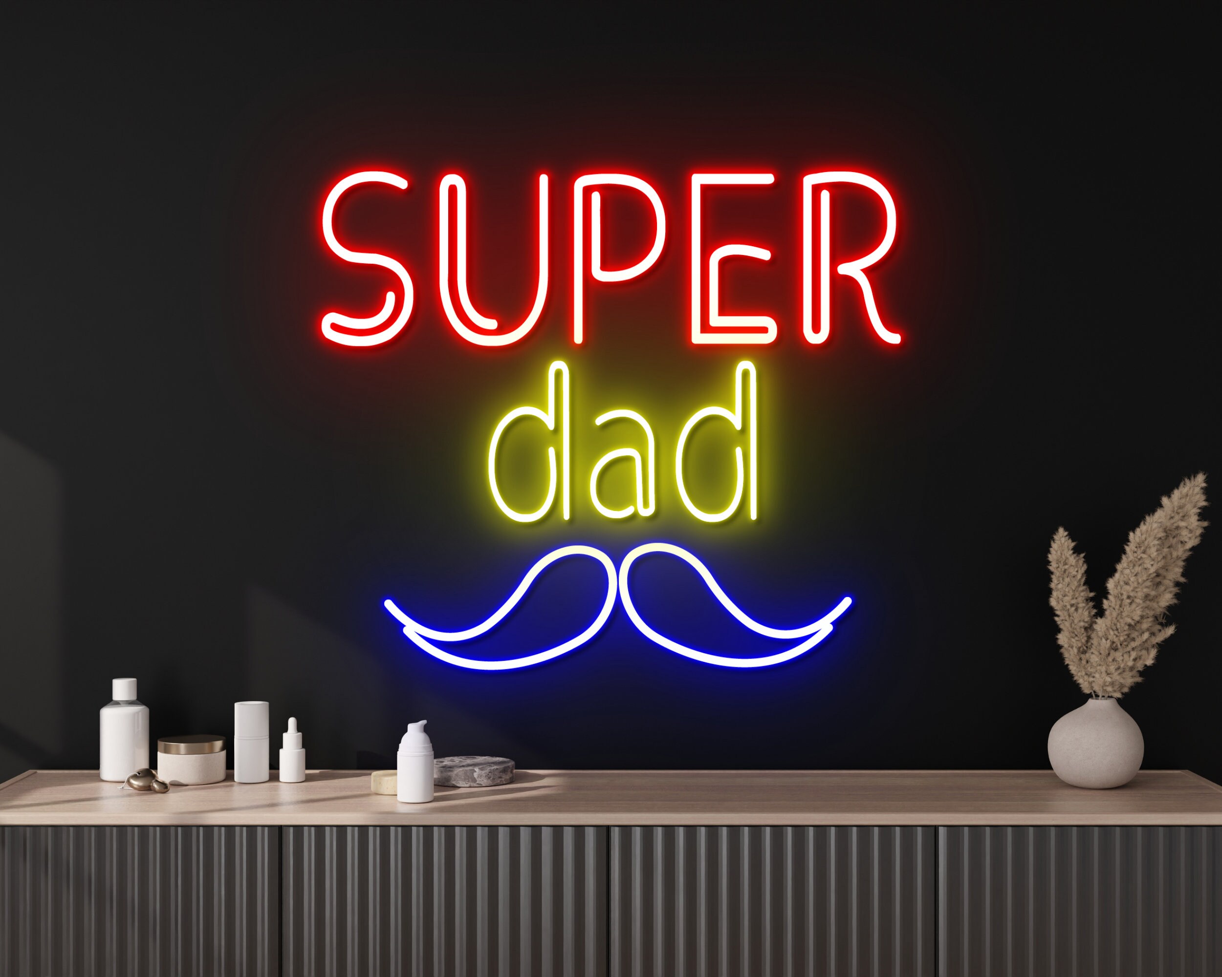 Super Neon Sign Father Day Idea