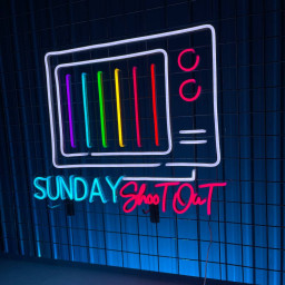 Sunday Shoot Out Neon Sign Vintage Long-lasting Lights Decor