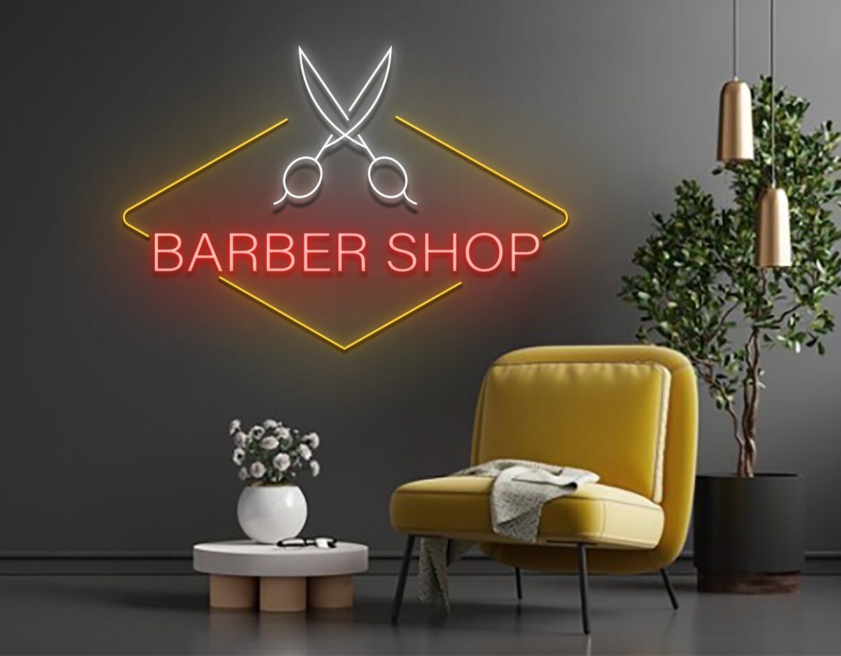 Barber Shop Neon Sign Decoration Sign