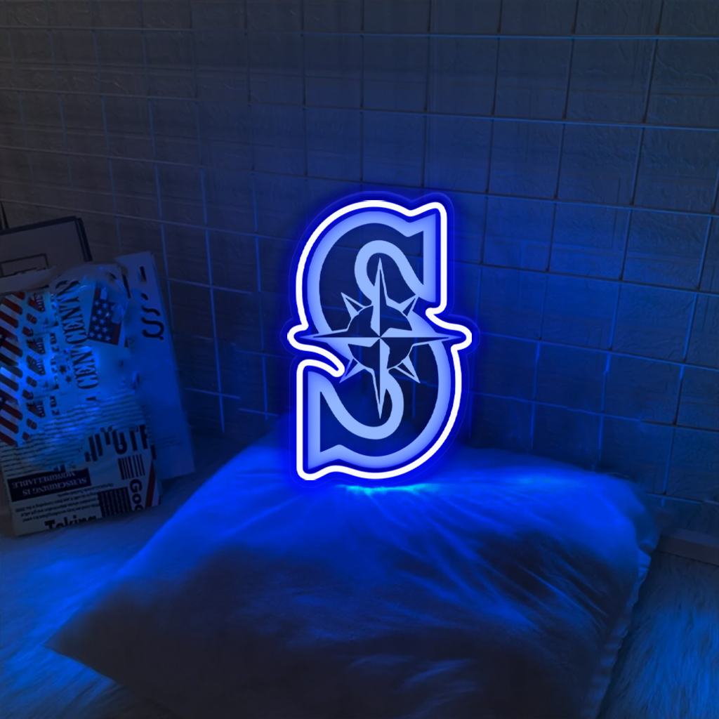 Baseball Seattle Mariners Laser Sign