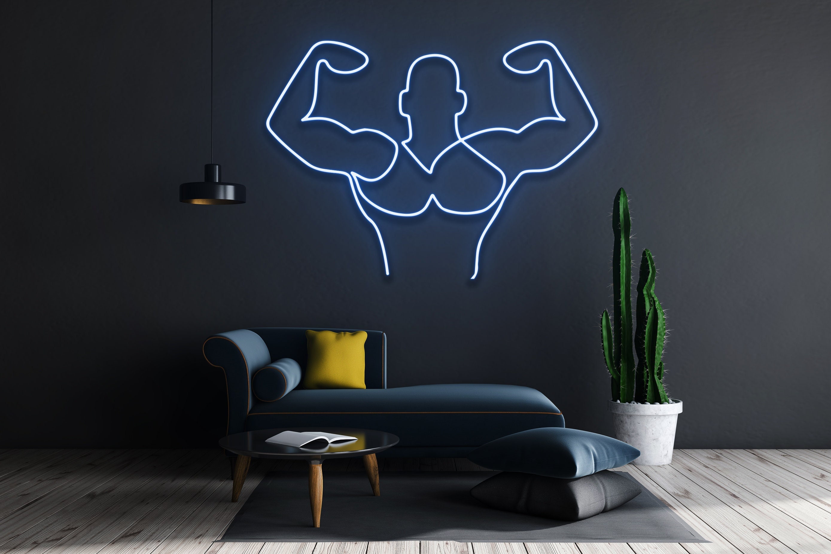 Arm Muscles Neon Sign Wall Decoration Gift