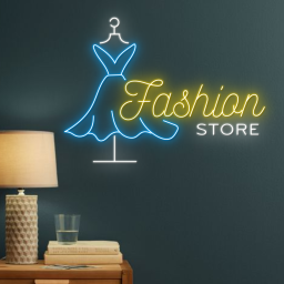 Custom Fashion Logo Neon Sign Shop Wall Decor Signboard