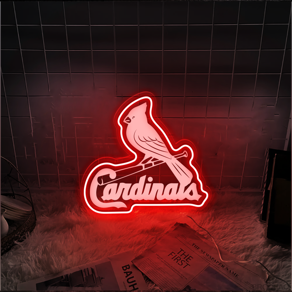 St. Louis Cardinals Baseball Laser Sign