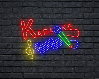 Karaoke Night Bar Neon Sign