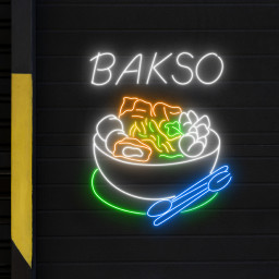 Bakso Indonesian Food Neon Sign