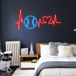 Love Basketball Neon Sign Basketball Club Wall Decor