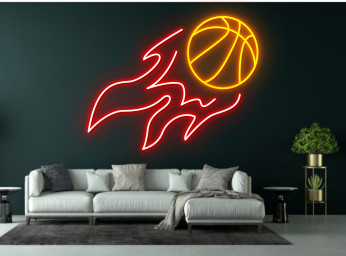 Basketball Ball Neon Signs