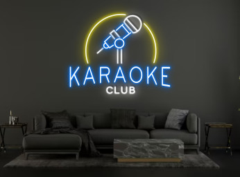 Karaoke Club Party Night Neon Sign