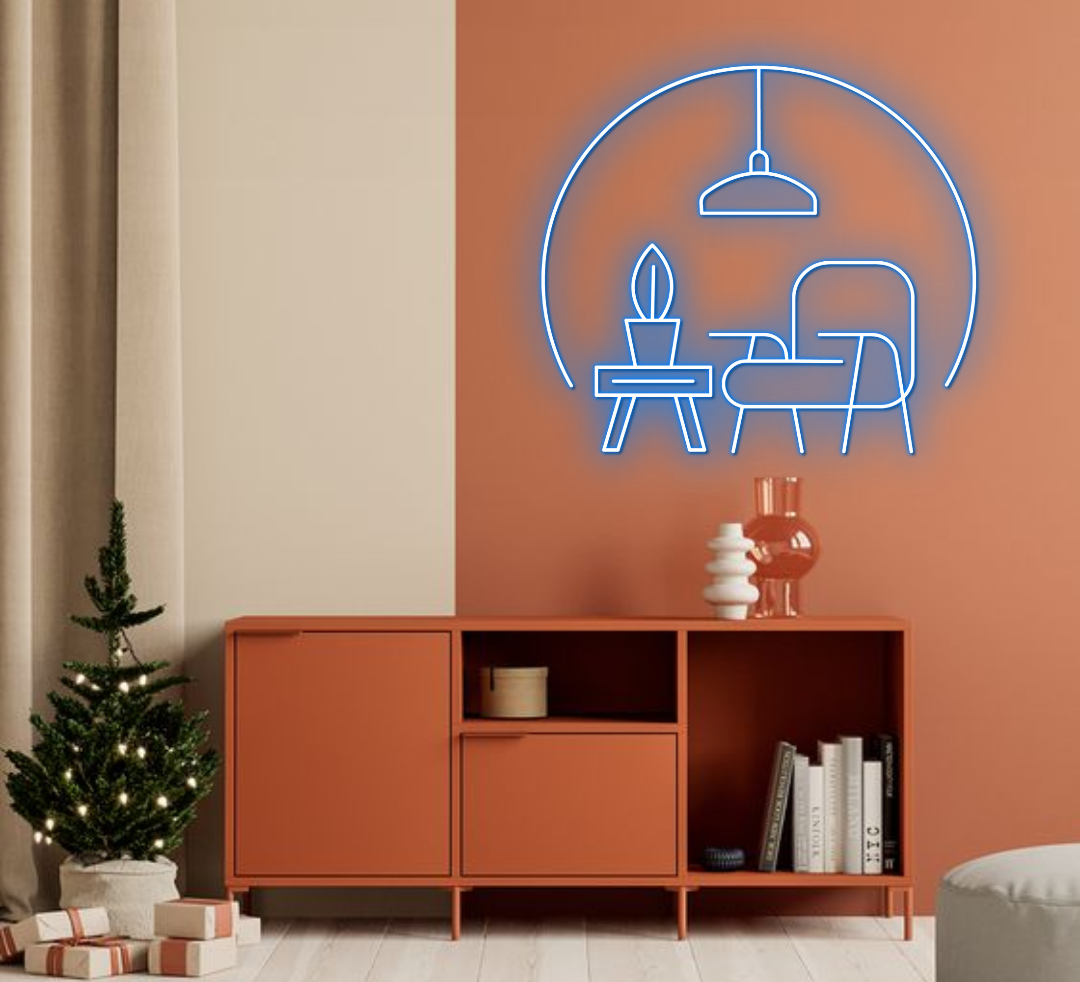 Furniture Home Decor Logo Neon Sign Store Wall Decor