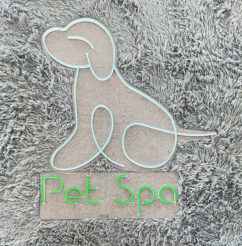 Pet Spa Shop Signboard